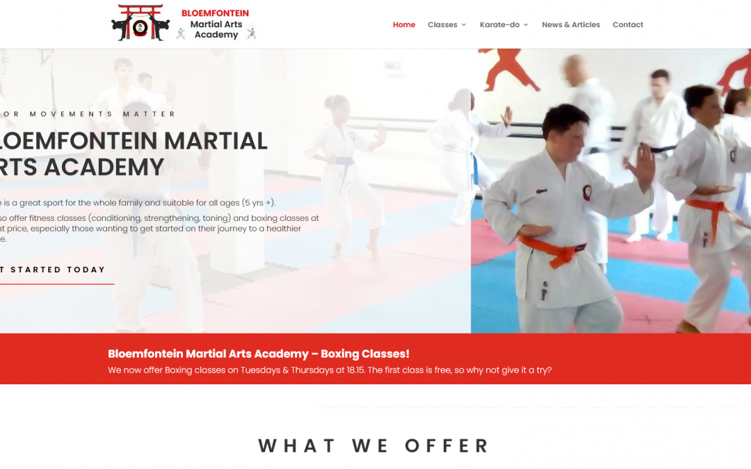 Bloemfontein Martial Arts Academy