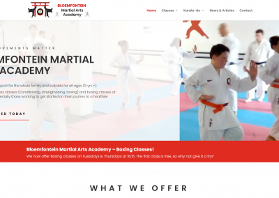 Bloemfontein Martial Arts Academy